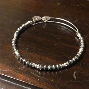 Alex and Ani black and silver SWAROVSKI Bracelet